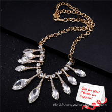 Mode Sexy Sweetheart White Water Drop Shape Elegant Jewelry Necklace Cadeaux